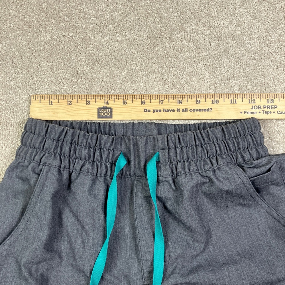 FIGS Technical Collection Scrubs Set Women XXS Top S Pants Graphite Grey Heather - Picture 13 of 15